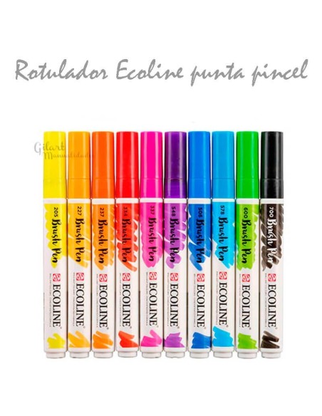 Comprar Ecoline Brush Pen Set 10 - Rotuladores de Punta Pincel |Gilart