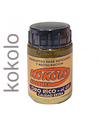 Experimenta el brillo del arte: Oros líquidos Kokolo Adithes 40 ml - Oro rico