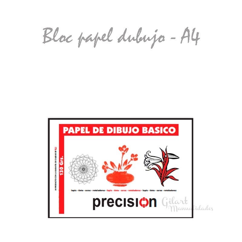 Bloc dibujo Basico Precision A4 130 gr 20 h