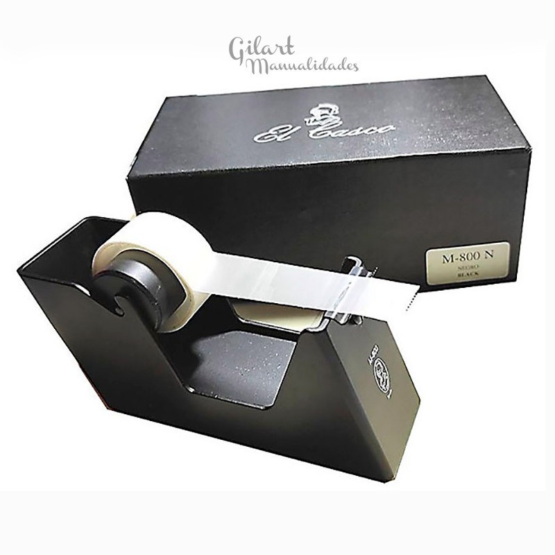 El Casco M-800 negro Dispensador cinta adhesiva