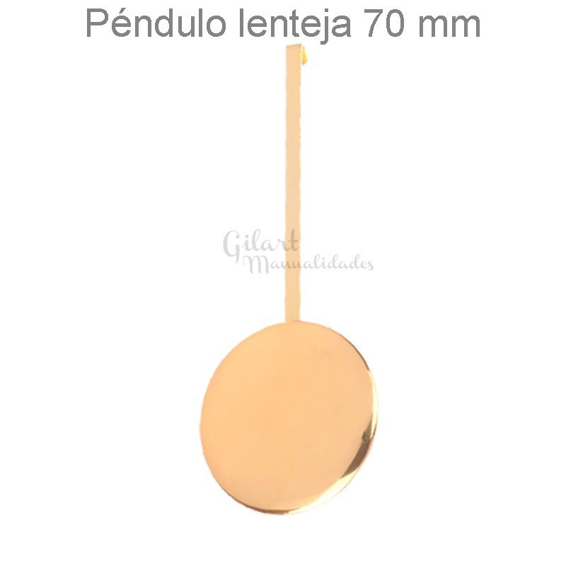 Péndulo de reloj con lenteja 70 mm