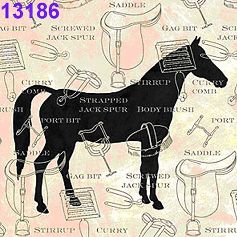 Servilletas decoupage caballo 33x33 cm