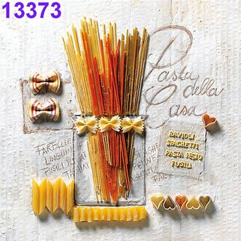 Servilletas decoupage espaguetis 33x33 cm