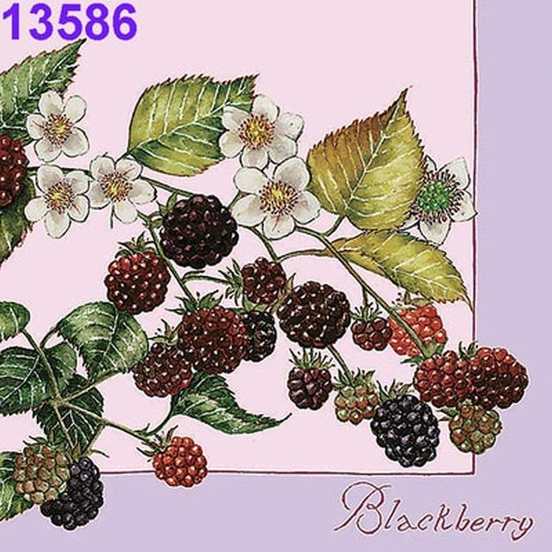Servilletas decoupage moras 33x33 cm