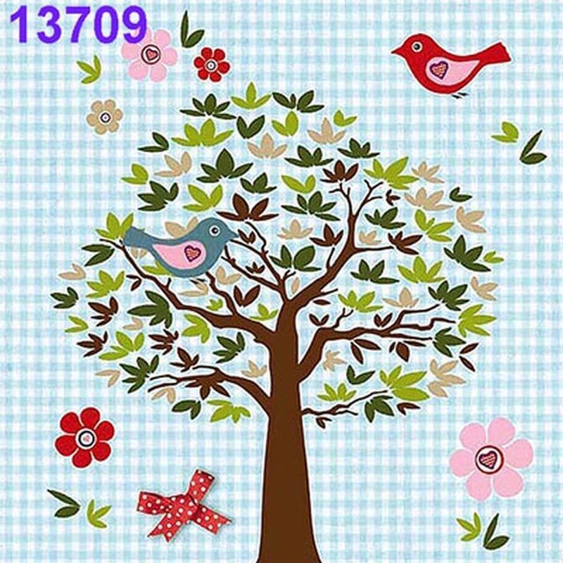 Servilletas decoupage árbol 33x33 cm