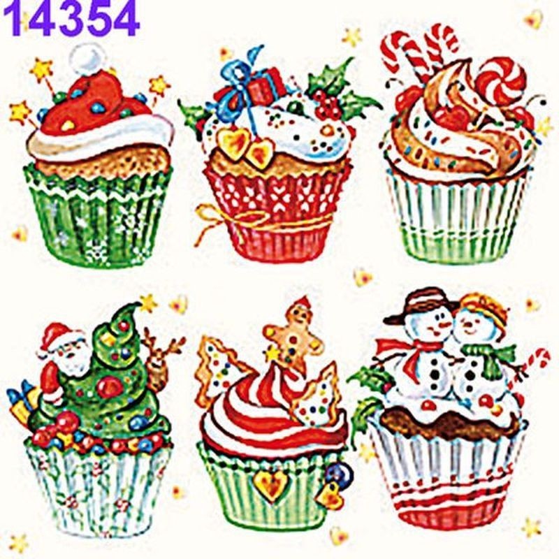 Servilletas Ambiente 33x33 20 Uds - cupcakes
