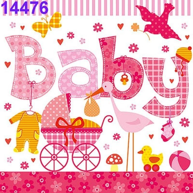 Servilletas Ambiente 33x33 20 Uds - baby