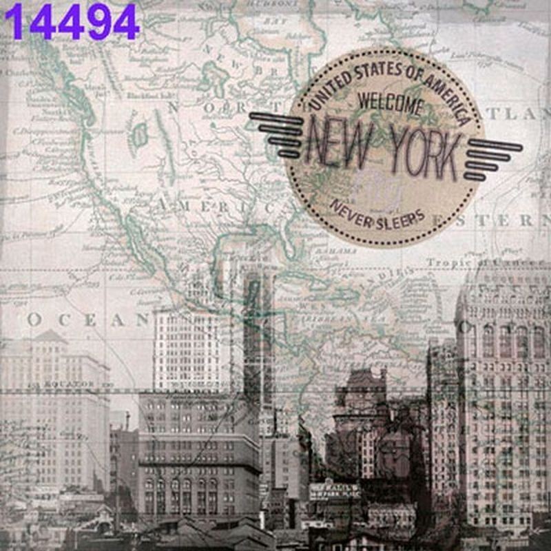 Servilletas Ambiente 33x33 20 Uds - new york