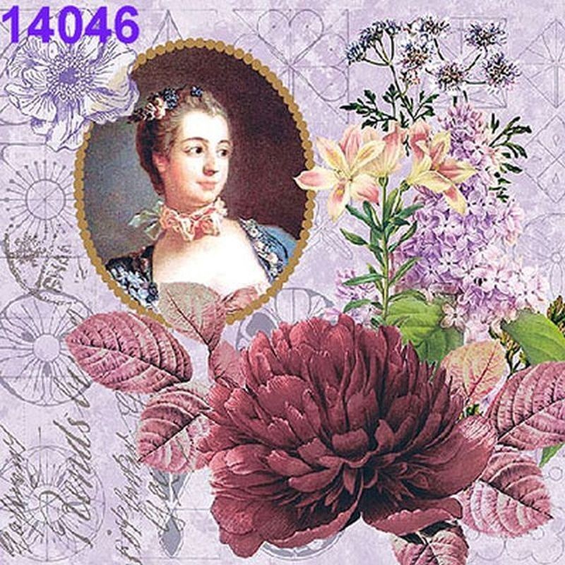 Servilletas decoupage época clásica 33x33 cm