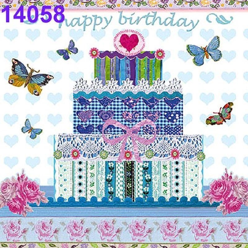Servilletas decoupage pastel 33x33 cm