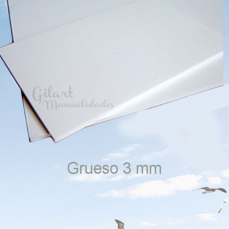 Cartón pluma blanco A3 grueso 3 mm ideal para maquetas y diseño