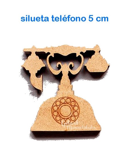 Silueta Teléfono dm 74092 - 50 mm