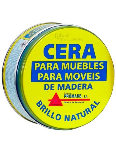 Cera para madera incolora Promade 250 g en lata, protege y realza
