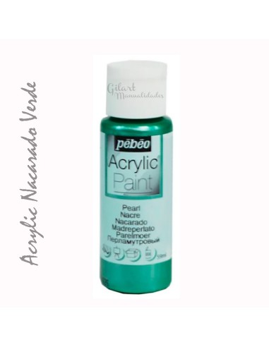 Portada gama colores pintura acrílica Pebeo nacarada 59 ml - Colores metalizados