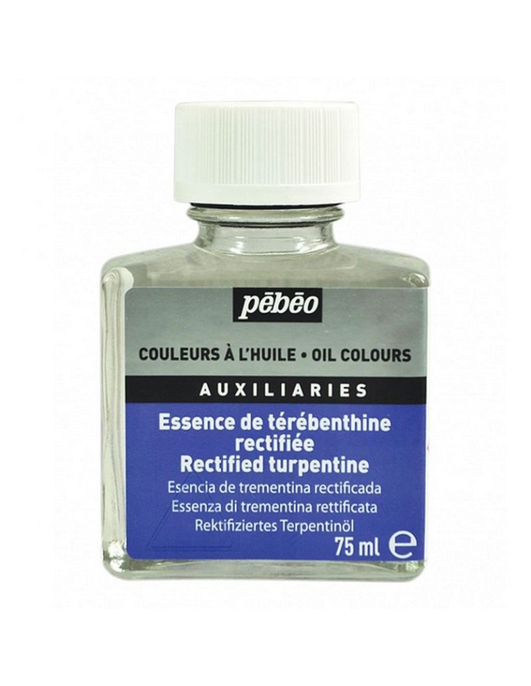 Solvente volátil Pebeo, mejora la fluidez y limpieza de pinceles.
