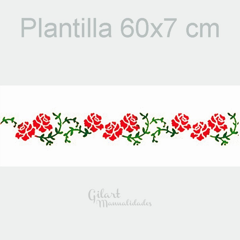 Stencil plantillas Stamperia KSE161 Rosas pequeñas