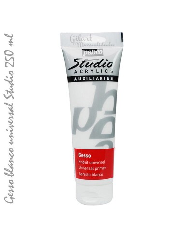 Gesso Blanco Universal Studio Acrílico Pebeo 250 ml para imprimación