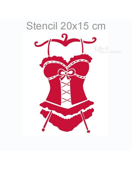 Stencil plantillas Stamperia KSD128 Corse