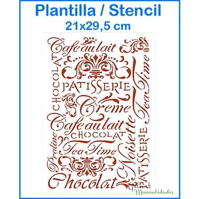 Stencil plantillas 21x29