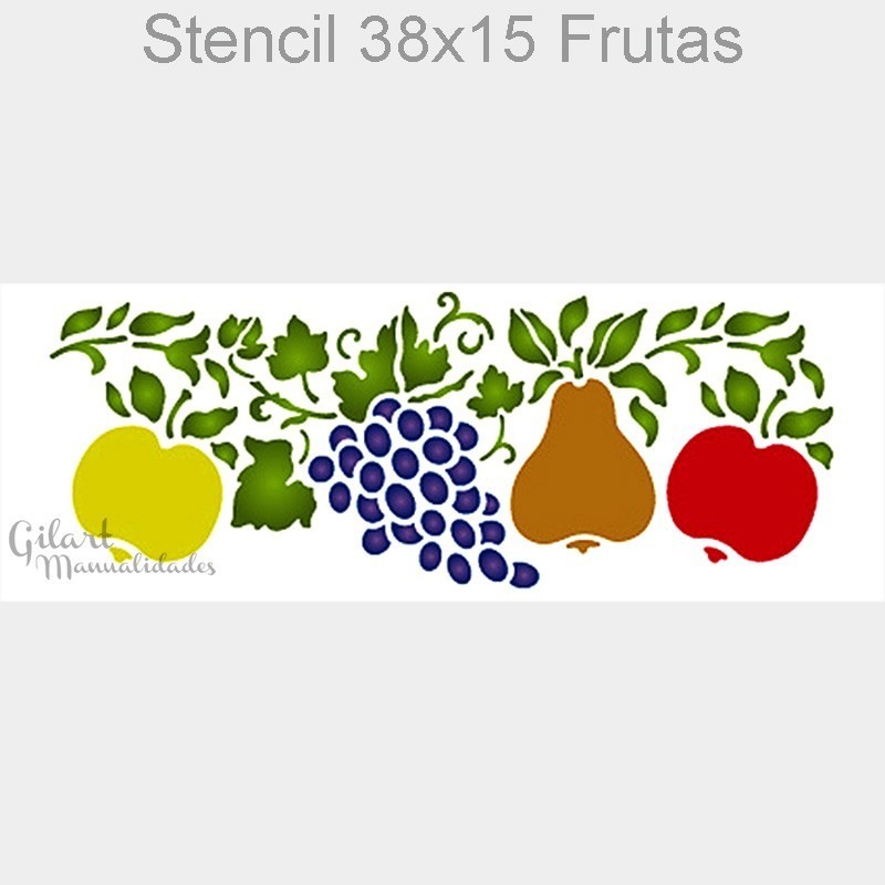 Plantillas Stamperia KSB54 Frutas