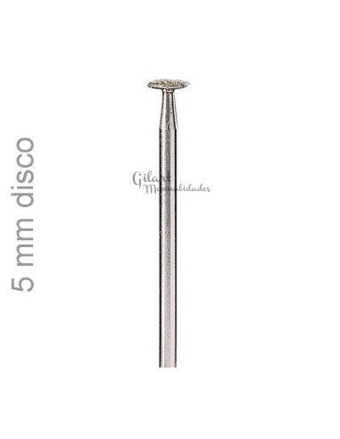 Disco de corte, diamante 5 mm: Precisión en cortes finos para vidrio y metales