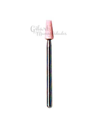 Carborundo Cónico Profesional para Pulidos Detallados, ideal para vidrio y metal.