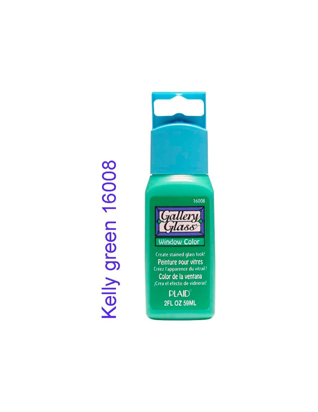 Verde Kelly Color Comprar Pintura Gallery Glass Vidrio Kelly Green 59ml | Gilart Man.