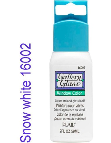 Gallery Glass Pintura Vidrio Snow White 16002, efecto vitral