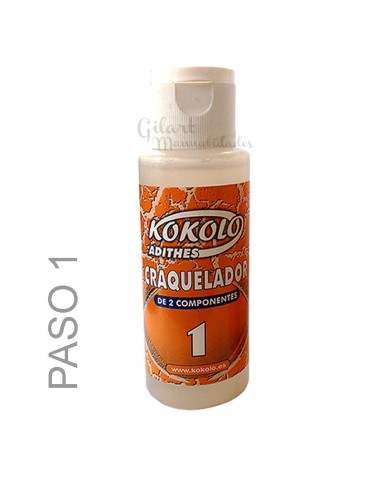 Craquelador Acrílico Kokolo Paso 1 para efectos envejecidos