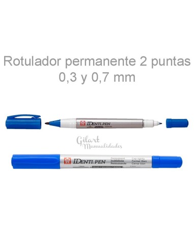 Sakura Identi Pen Negro: Precisión y permanencia total.