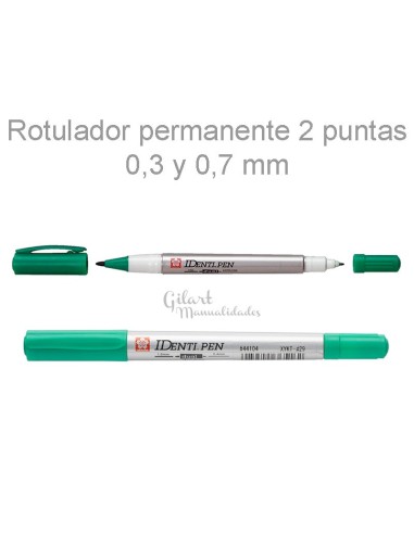 Sakura Identi Pen Negro: Precisión y permanencia total.