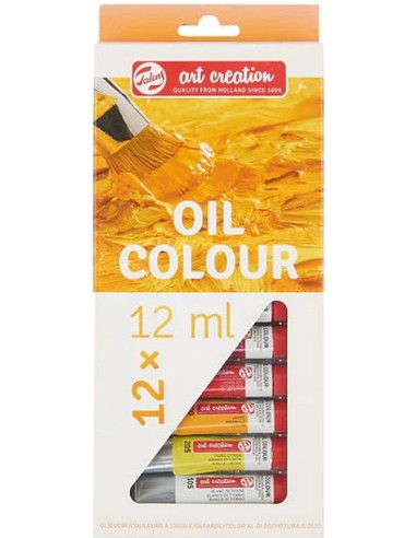 Talens Art Creation Set Oleo 12 tubos x 12 ml 9020112M - Calidad y color