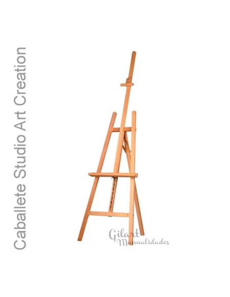 Caballete trípode madera pino Talens Art Creation para pintura. Ref: 9105055M