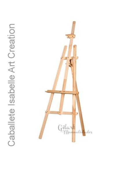 Caballete de trípode de pino Talens Art Creation para pintar lienzos y obras de arte.