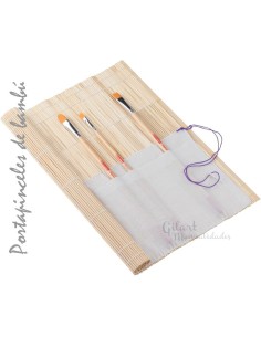 Protege y organiza tus pinceles con estilo. El estuche perfecto para artistas.