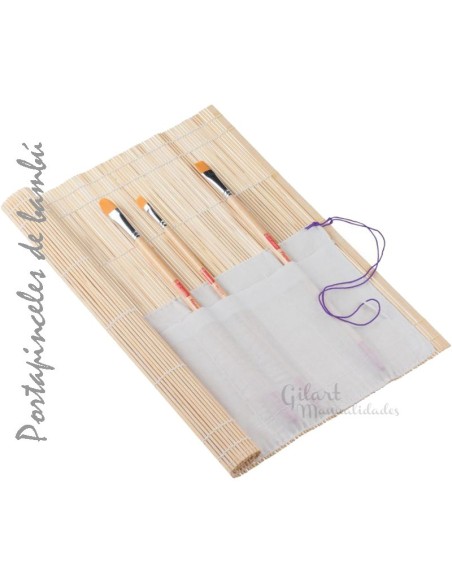 Protege y organiza tus pinceles con estilo. El estuche perfecto para artistas.