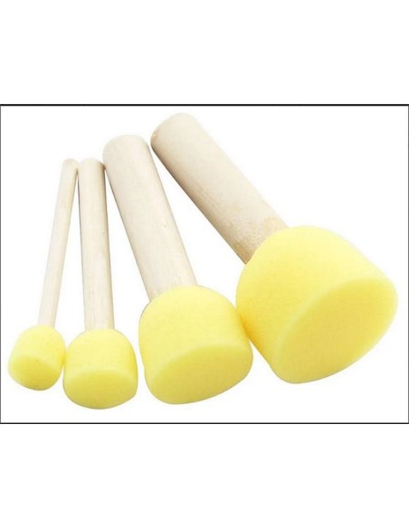 Set Talens 9040004M con pinceles de esponja y mango de madera para estarcido. Set Talens 9040004M con pinceles de esponja y mango de madera para estarcido.