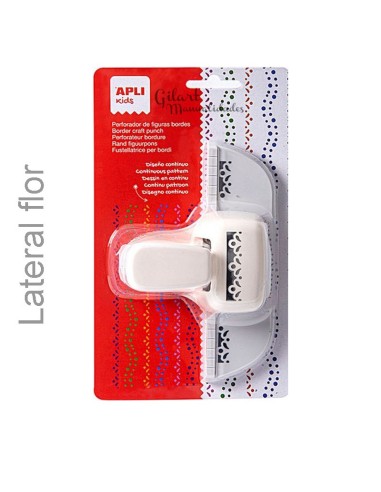 Perforadora scrap para papel lateral, puntos 25,4 mm: ideal para manualidades.