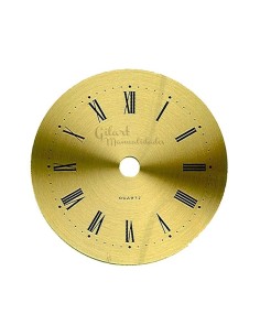 Esferas reloj de aluminio dorado 85 mm: precisión clásica y moderna.