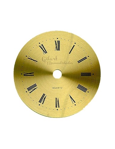 Esferas reloj de aluminio dorado 85 mm: precisión clásica y moderna.