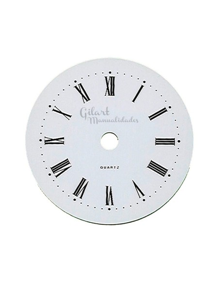 Esferas reloj blancas 85 mm, números romanos: precisión y elegancia. Esferas reloj blancas 85 mm, números romanos: precisión y elegancia.