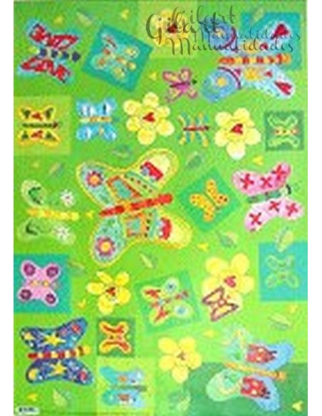 Papel decoupage Mariposas 21x30 cm, perfecto para dar vida a tus objetos decorados. Papel decoupage Mariposas 21x30 cm, perfecto para dar vida a tus objetos decorados.