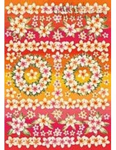 Papel decoupage Floral 21x30 cm: decora tus objetos con este bello diseño floral.