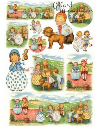 Comprar Papel Decoupage Stamperia DFG355 50x70 cm | Gilart