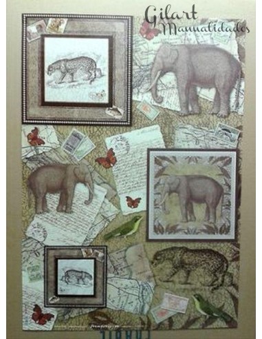 Papel decoupage Stamperia DFG379 50x70 cm para tus proyectos creativos.