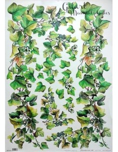 Papel decoupage Stamperia DFG163 50x70 cm para tus proyectos creativos.