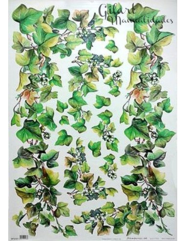 Papel decoupage Stamperia DFG163 50x70 cm para tus proyectos creativos.