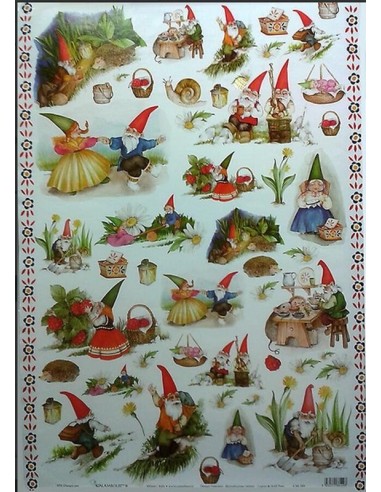 Papel decoupage Calambour cal 103 50x70 cm para tus proyectos creativos.