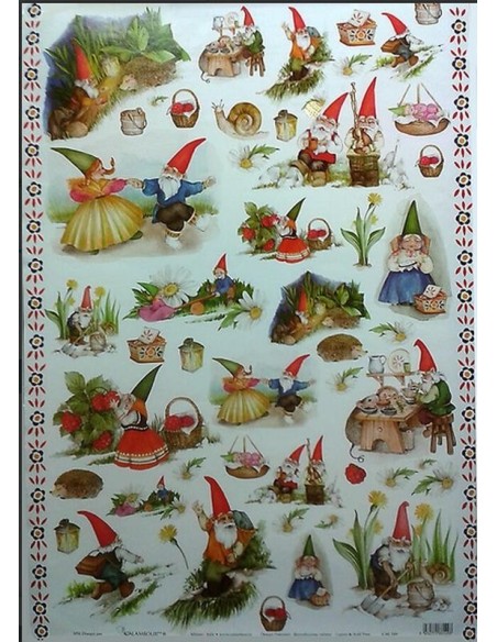 Papel decoupage Calambour cal 103 50x70 cm para tus proyectos creativos.