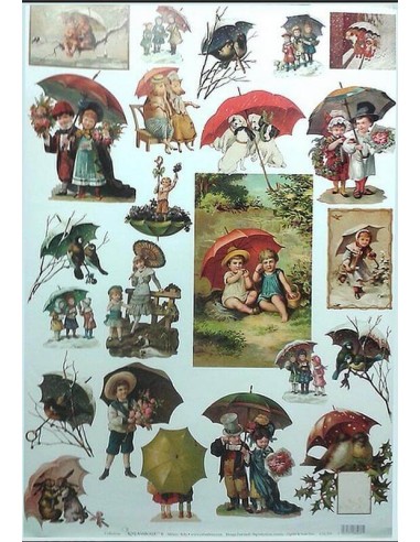 Papel decoupage Calambour Cal 276 50x70 cm para tus proyectos creativos.